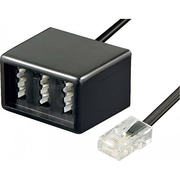 Goobay TAE Adapter NFN-RJ45 0,2m,sw,St/Bu 68024